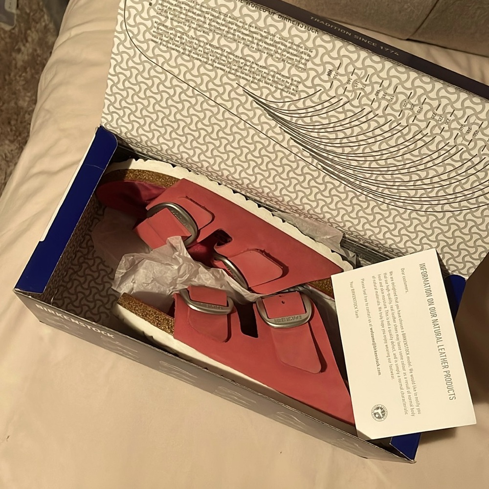 Pink Arizona Birkenstocks Size 37